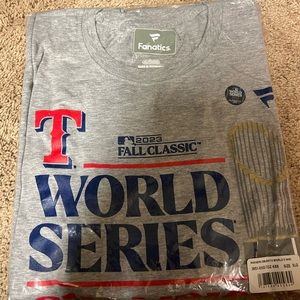 Brand new 2023 Texas Ranger world series champions t-shirt